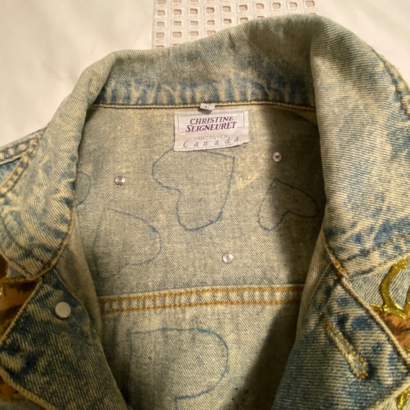 Vintage Denim Jacket by Christine Seigneuret - Picture 4 of 5